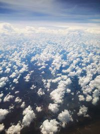 Scenic view of cloudy sky