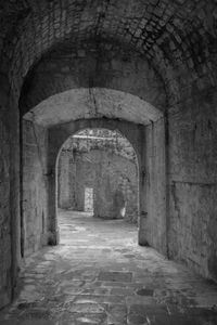 Corridor of old building