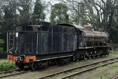 Train on railroad track