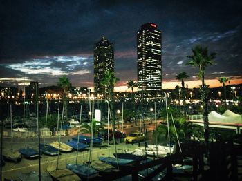 Skyscrapers in city