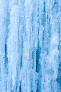 Closeup of ice in winter