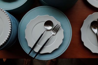 Close-up of food on table