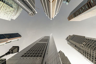 Low angle view of buildings against sky