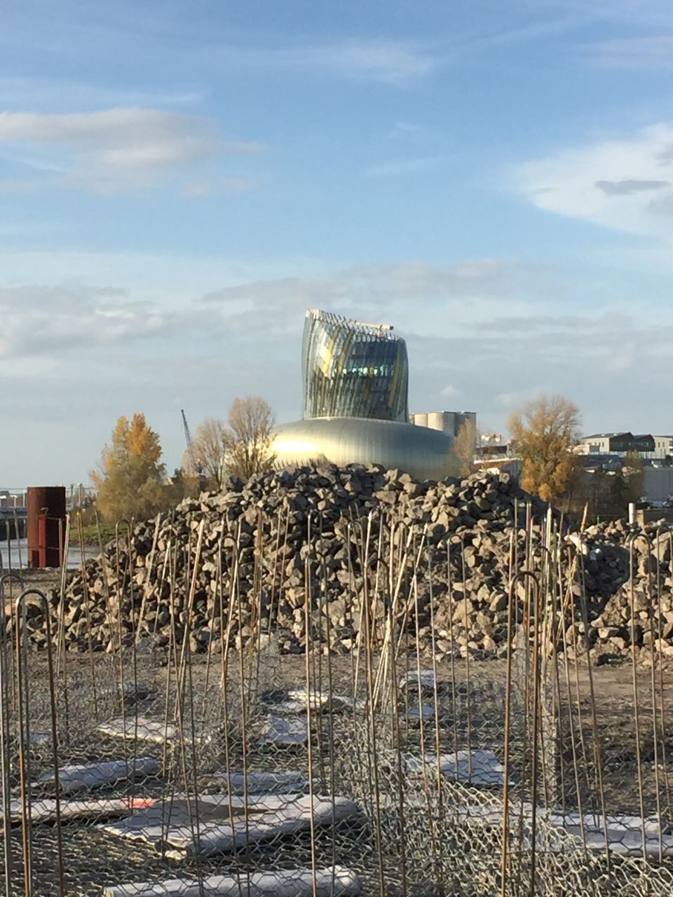 METALLIC STRUCTURE AGAINST SKY