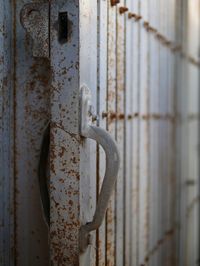 Close-up of rusty metal