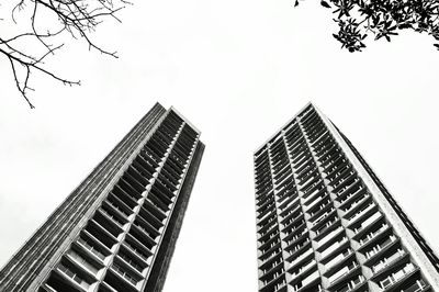 Low angle view of modern building