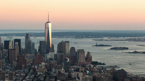 Aerial view of cityscape