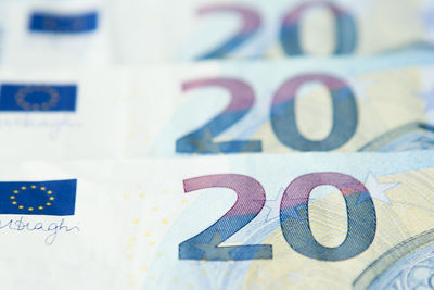 Close-up of text on paper