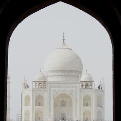 View of historic building against clear sky