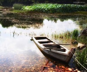 Boat in lake