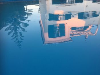 Swimming pool in sea