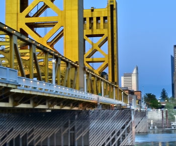 View of bridge over water