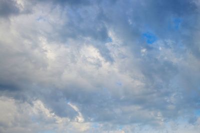 Low angle view of clouds in sky