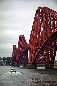 A view of the forth railway bridge.