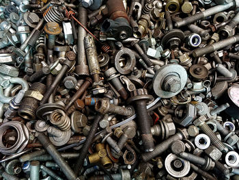 Full frame shot of machine part