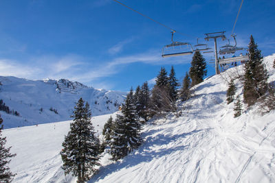 Austria. alps. ski track