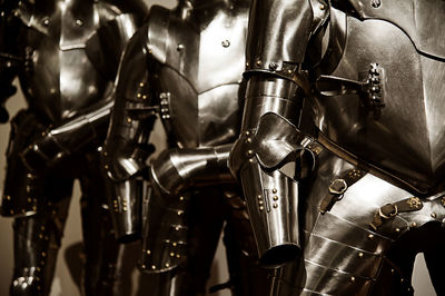 Details of ancient armors