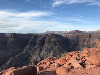 Rock formations in a desert