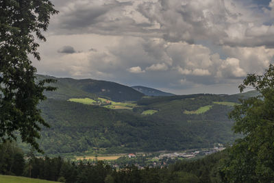 Scenic view of landscape against sky