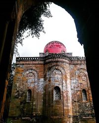 Low angle view of historic building