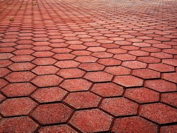 Red paving stone