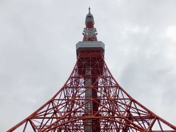Low angle view of tokyo tower