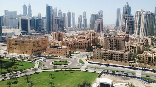 Skyscrapers in city