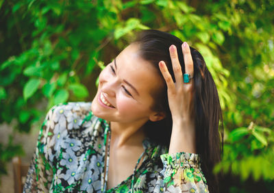 Portrait of a young woman