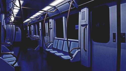 Interior of train