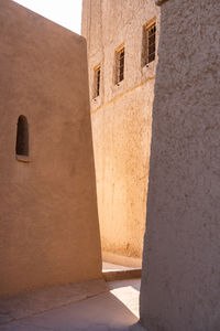 Low angle view of old building