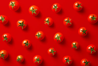 Red full frame shot of colored background