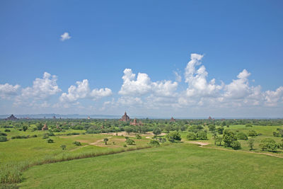 Panoramic view of landscape against sky