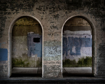 Entrance of old building