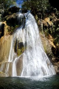 View of waterfall