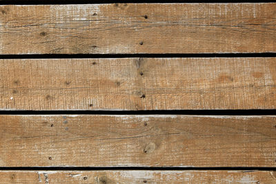 Full frame shot of wooden planks