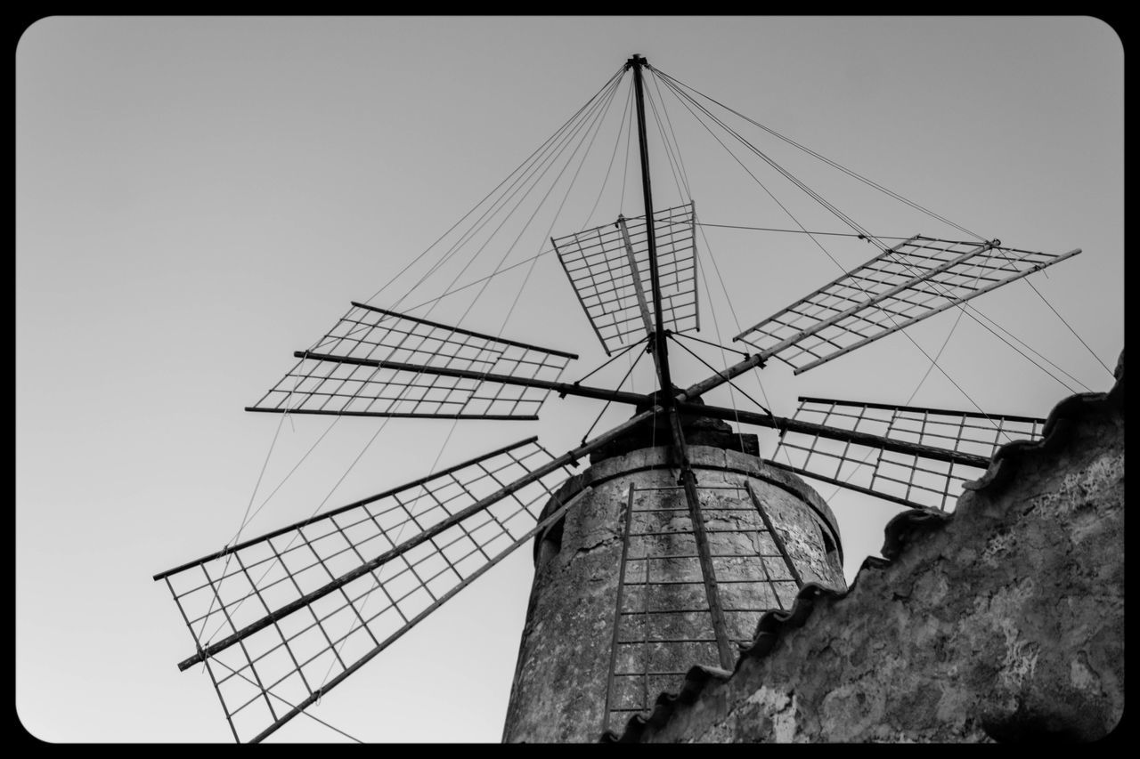 LOW ANGLE VIEW OF WINDMILL AGAINST SKY