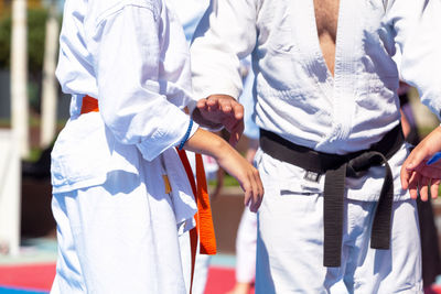 Martial arts sports training or school class