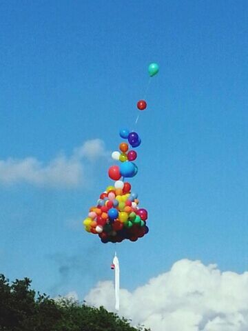 The balloons carried our wishes!