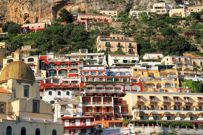 Church of santa maria assunta on hill at positano