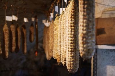 Close-up of food for sale at market