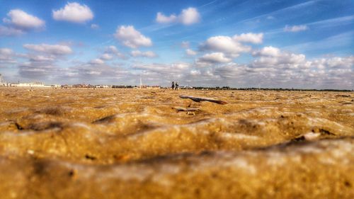 Beach, hot sand draught