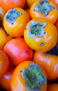 High angle view of fruits for sale in market