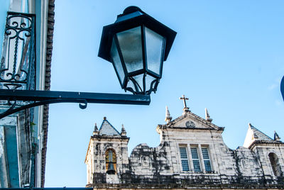 Low angle view of church against sky