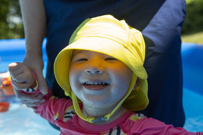 Portrait of smiling boy