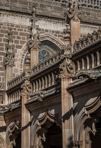 Low angle view of historical building