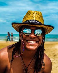 Portrait of a smiling young woman