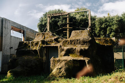 Old ruins against sky