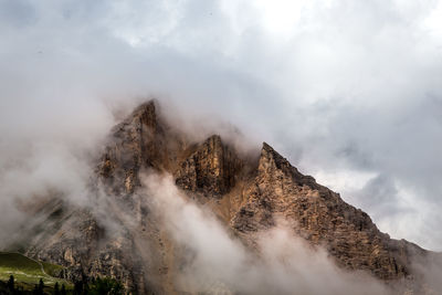 Scenic view of mountain against sky