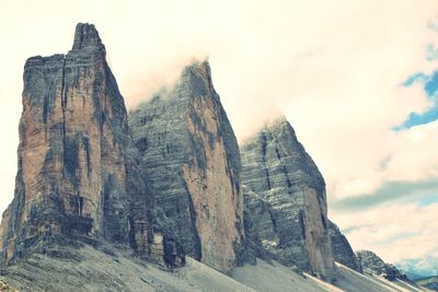 Scenic view of mountain against sky