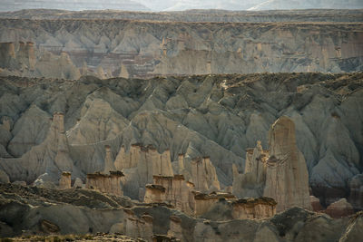 Massive landscape coal mine canyon on navajo reservation in ariz